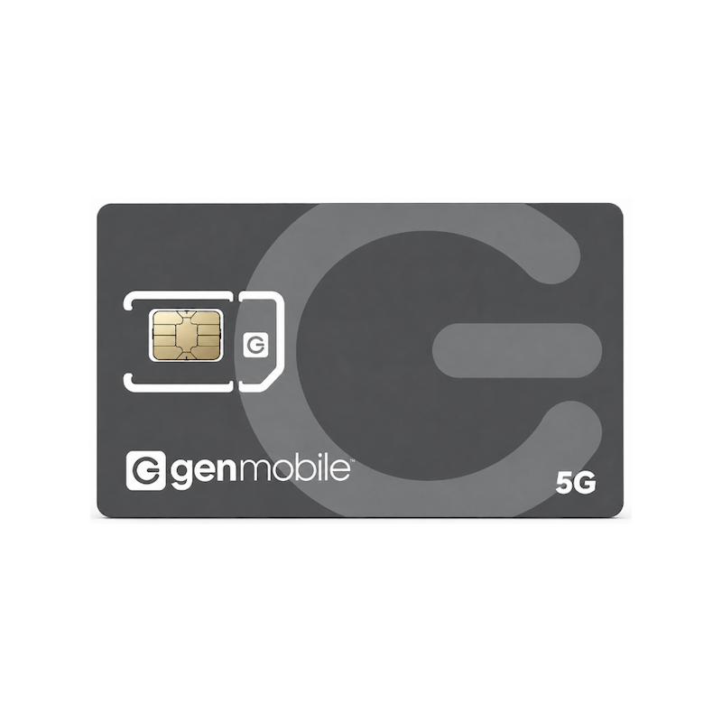 copy of Gen Mobile PrePaid SIM 5G Card - (Rose)